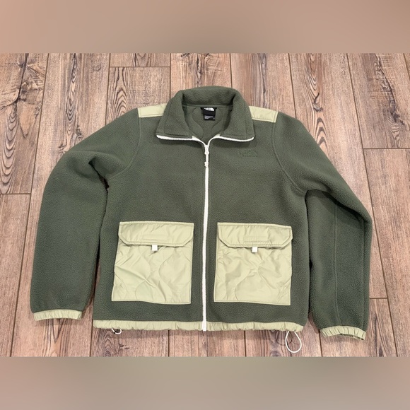 The North Face Royal Arch Fleece Jacket Women’s M Green - Picture 2 of 10